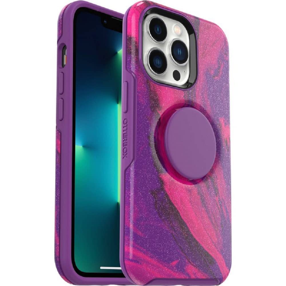 OtterBox + Pop Symmetry Series Case for iPhone 13 Pro (ONLY) Non-Retail Packaging (Berry Flow)