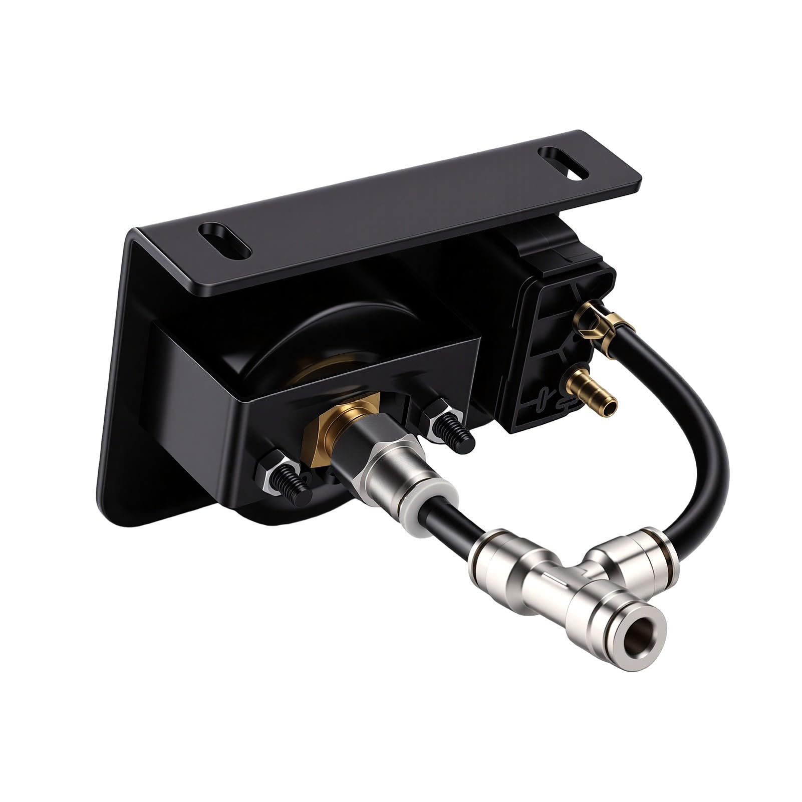 Yctze Single Air Gauge Control Kit, 1/4 Zoll Schnellkupplung, 200PSI, für Druckluftmessgeräte