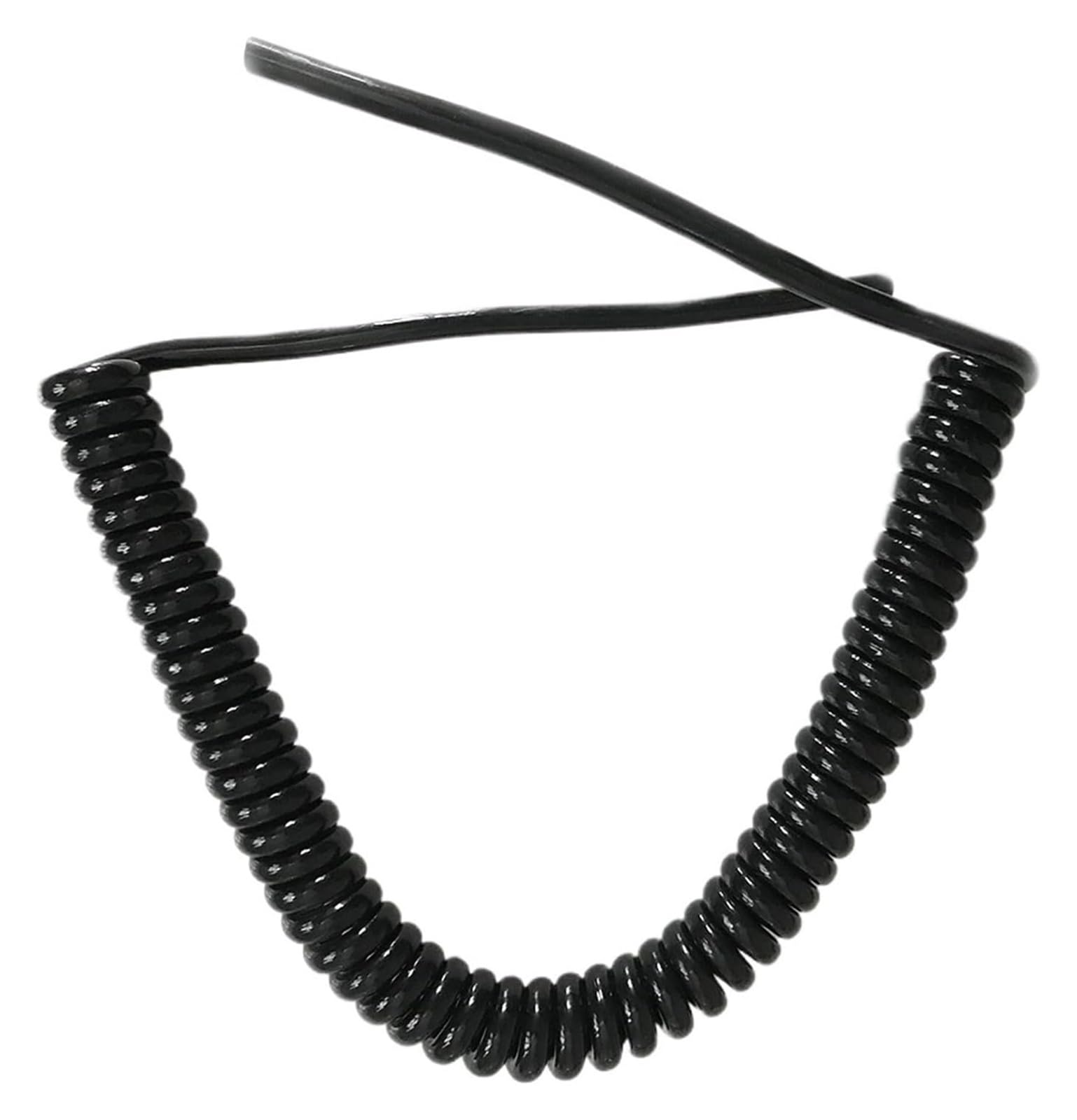 Cavo telefonico Cavo di Rete Flessibile a Spirale, Cavo di Rete a Spirale a 6 conduttori da 0,2 mm2, Cavo Dati a Spirale, allungabile da 1 a 3 Metri(Stretch 3 Meter)