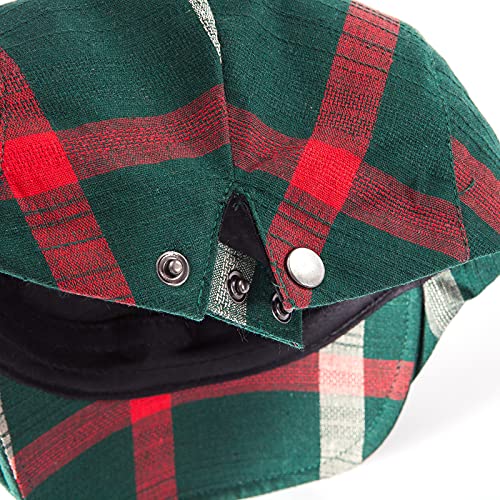 Image of LADYBRO 2-Pack Unisex Flat Cap Newsboy Hats for Men Women Casual Adjustable
