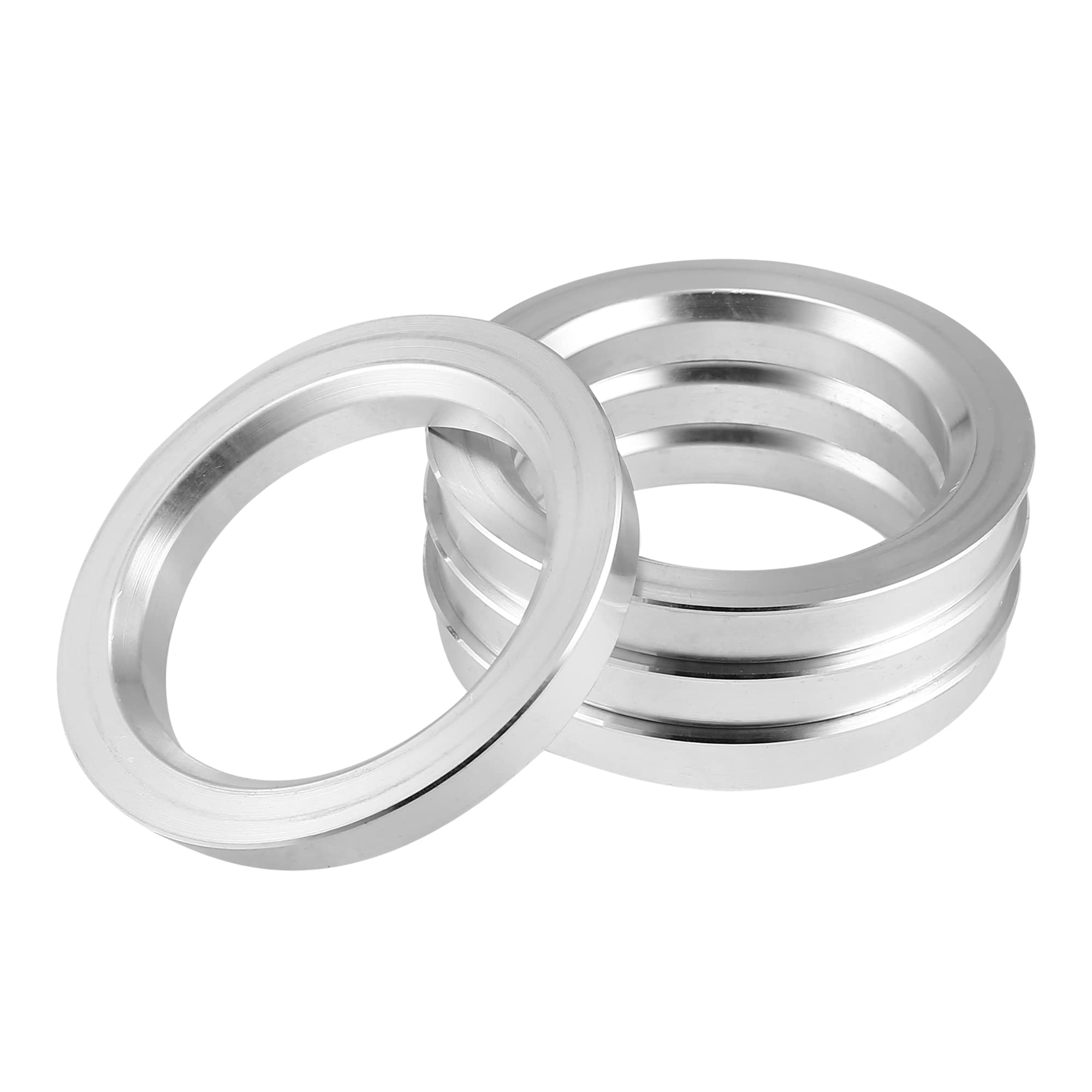 X AUTOHAUX 4er Set Naben-Zentrierringe 72,6-57,1mm - Aluminium Für Auto