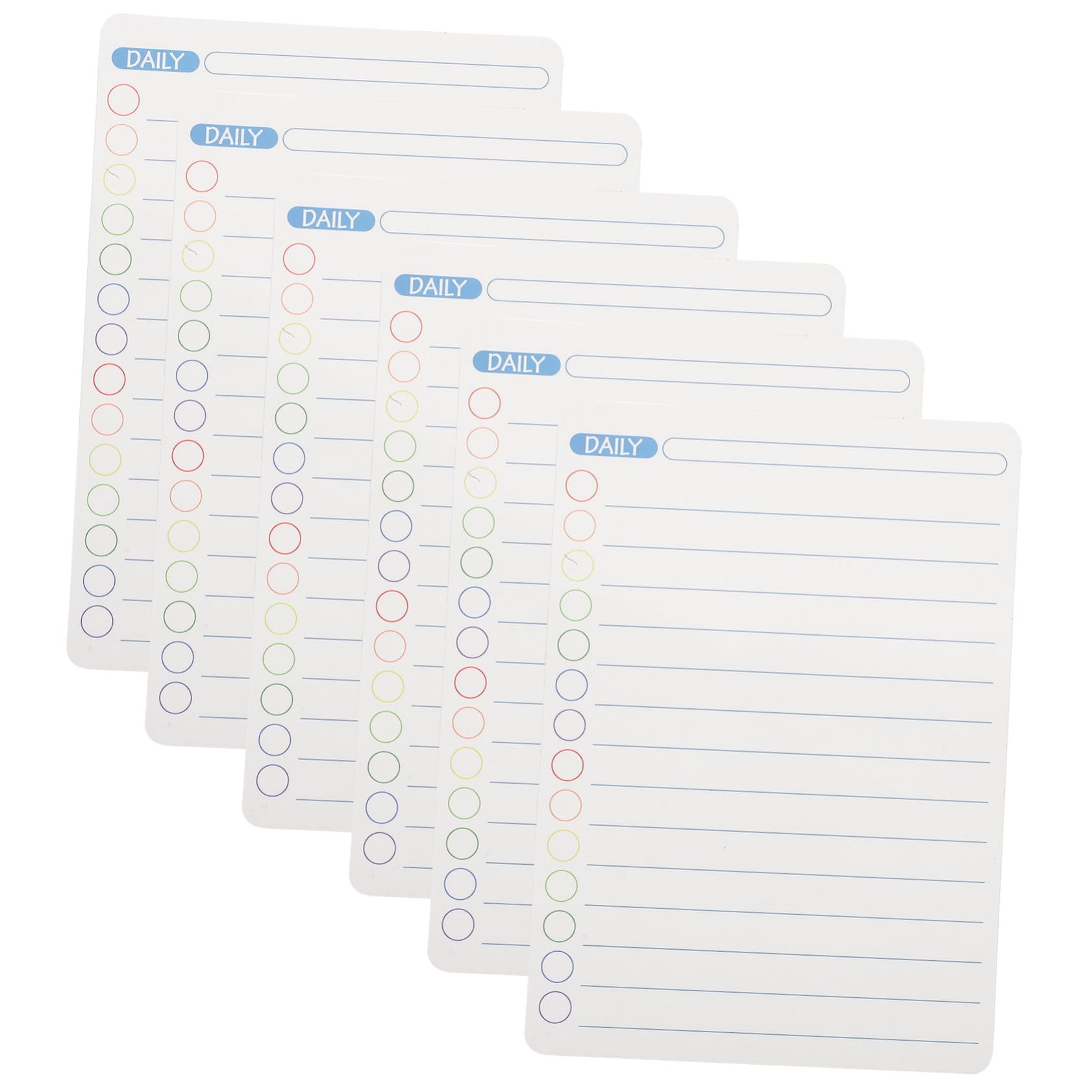 SHINEOFI 12 Piezas Horario Diario Lista De Tareas De Borrado En Seco Calendario Mensual Magnetico Para Heladera Refrigerador Calendario Gráficos De Comportamiento De Pizarra Magnético