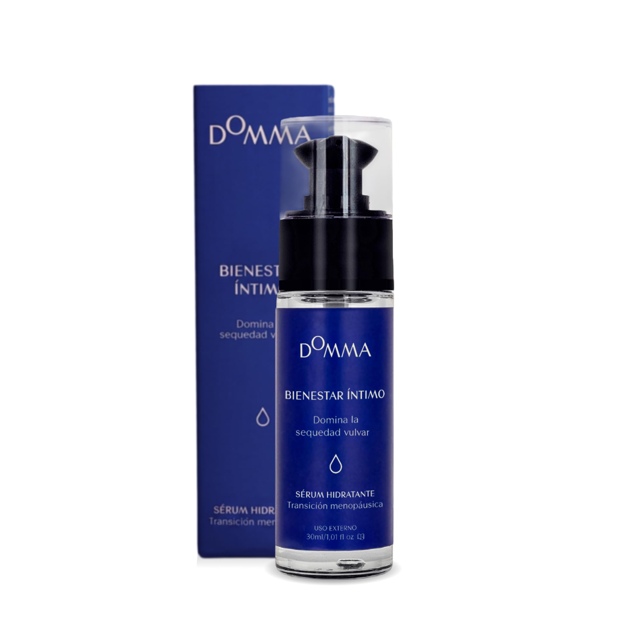 DOMMA Bienestar Íntimo Menopausia, Hidratante Vulvar, Uso Externo, 30 ml