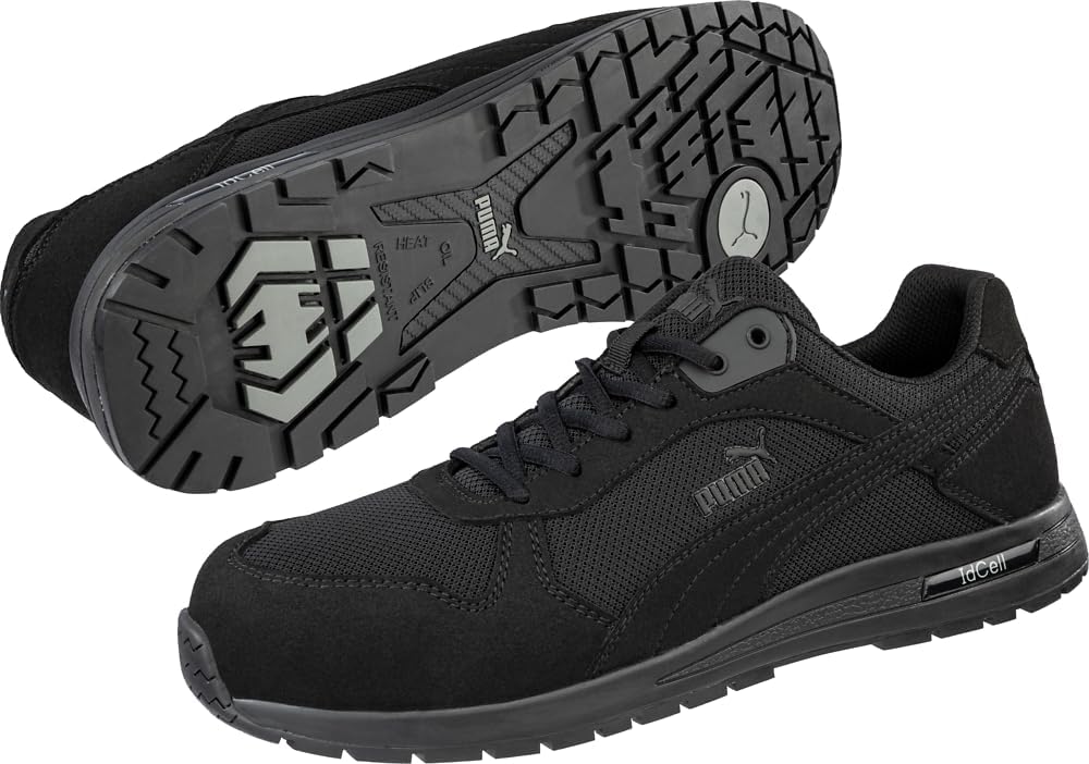 PUMA Safety Women's Frontside Work Shoe Composite Toe Slip Resistant Black Grey SD