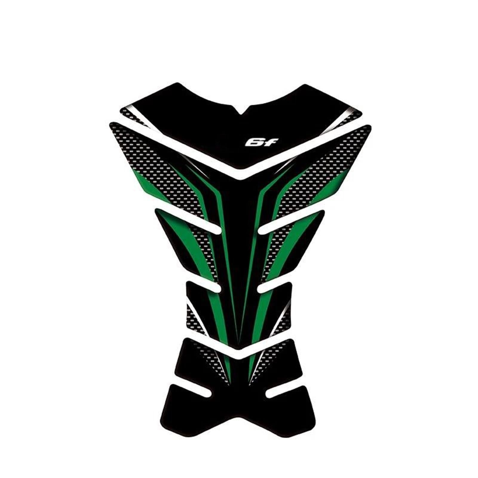 Dtsgcx Color2 Carbon-Look Motorcycle Tank Pad Protector Decal For Kawasaki Er6f For Er-6F(Color2)