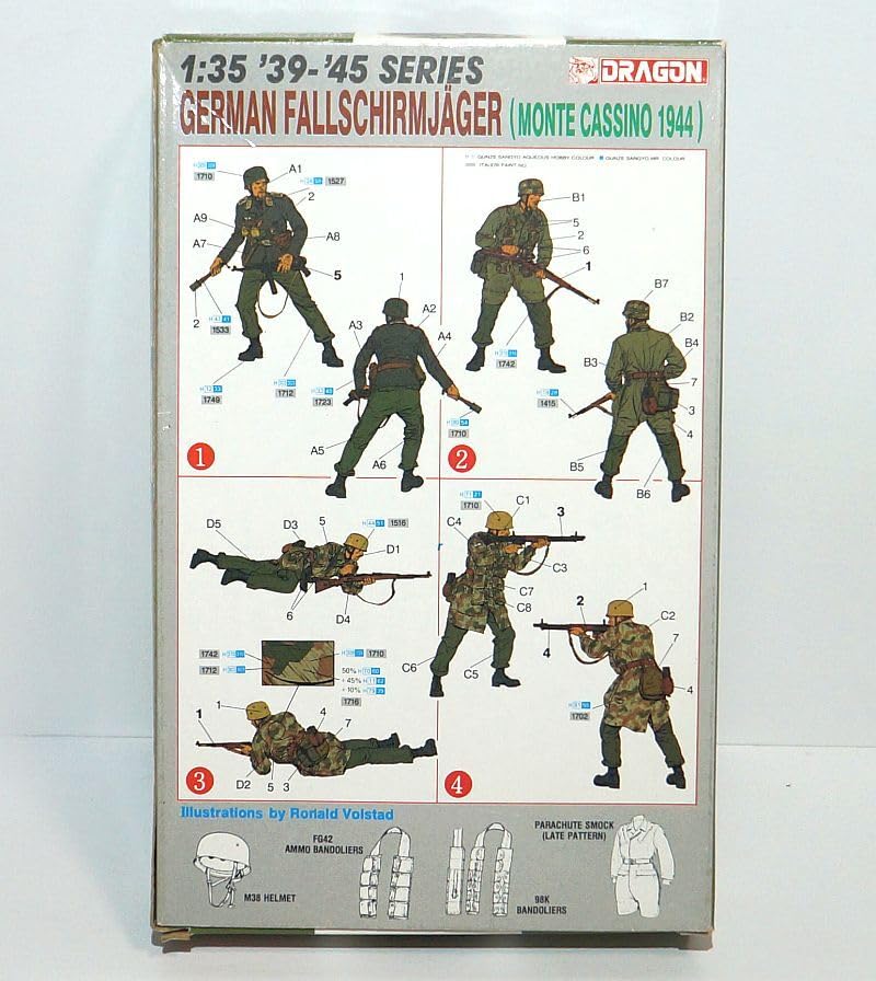 ドラゴンモデルズ　1/6WW2ドイツ軍降下猟兵フィギュア　ジオラマ付き ドラゴンモデルズ1/6WW2ドイツ軍降下猟兵フィギュアジオラマ付き