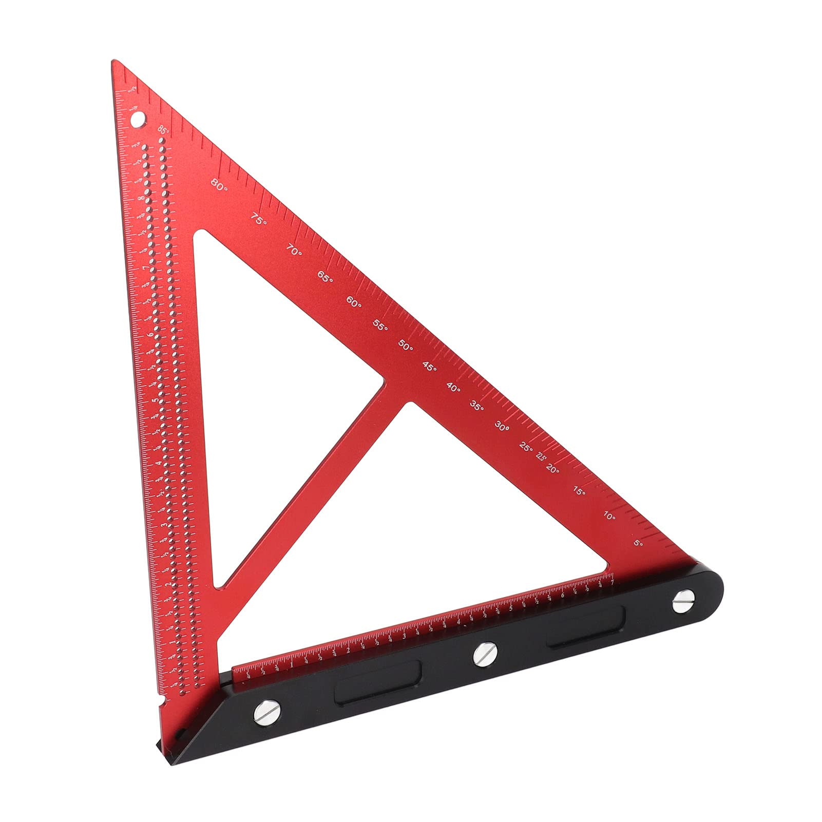 Holzbearbeitungs-Dreieckslineal, Langlebiges Quadratisches Winkelwerkzeug aus Aluminiumlegierung für -Zimmereiprojekte