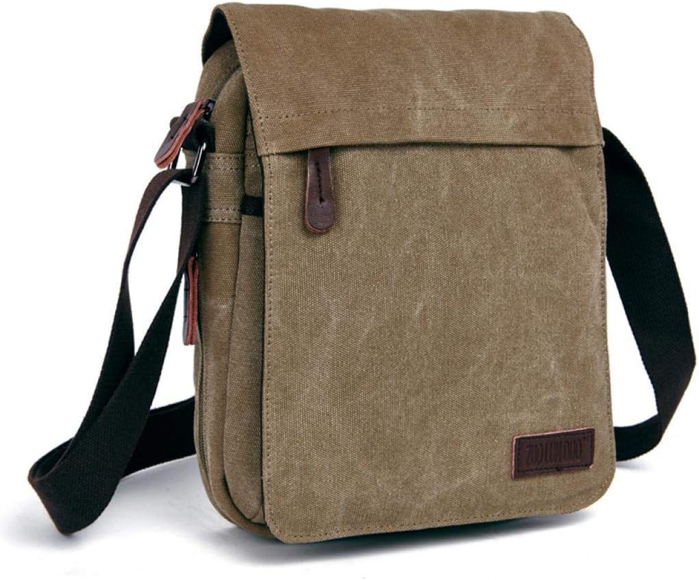 Canvas Messenger Bag Shoulder Bag Laptop Bag Satchel Bag Bookbag Crossbody Bag For Men