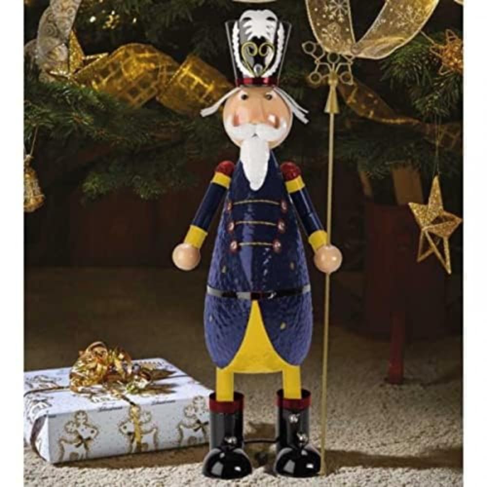 Lot De 4 Figurines Casse-noix Lot De 4 Ornements Casse-Noisette En Bois Peint à La Main - Décoration De Noël Traditionnelle Pour Sapin Décorations Intérieures Vintage