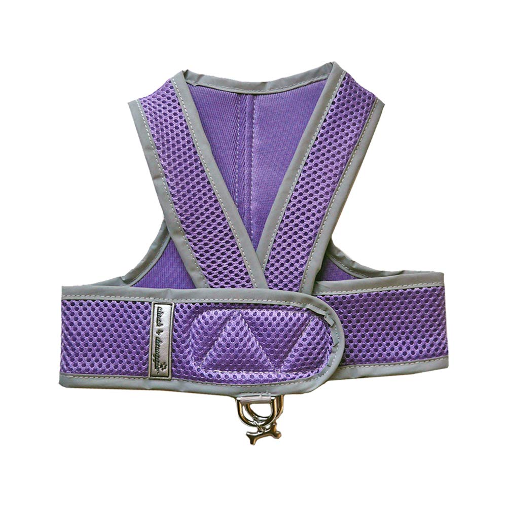 Cloak & Dawggie Mesh Step-N-Go Small Dog Harness Step in Teacup to 25 LBS. Vest Easy On Adjustable. XXXS XSmall Toy Puppies to Medium. Reflective Soft