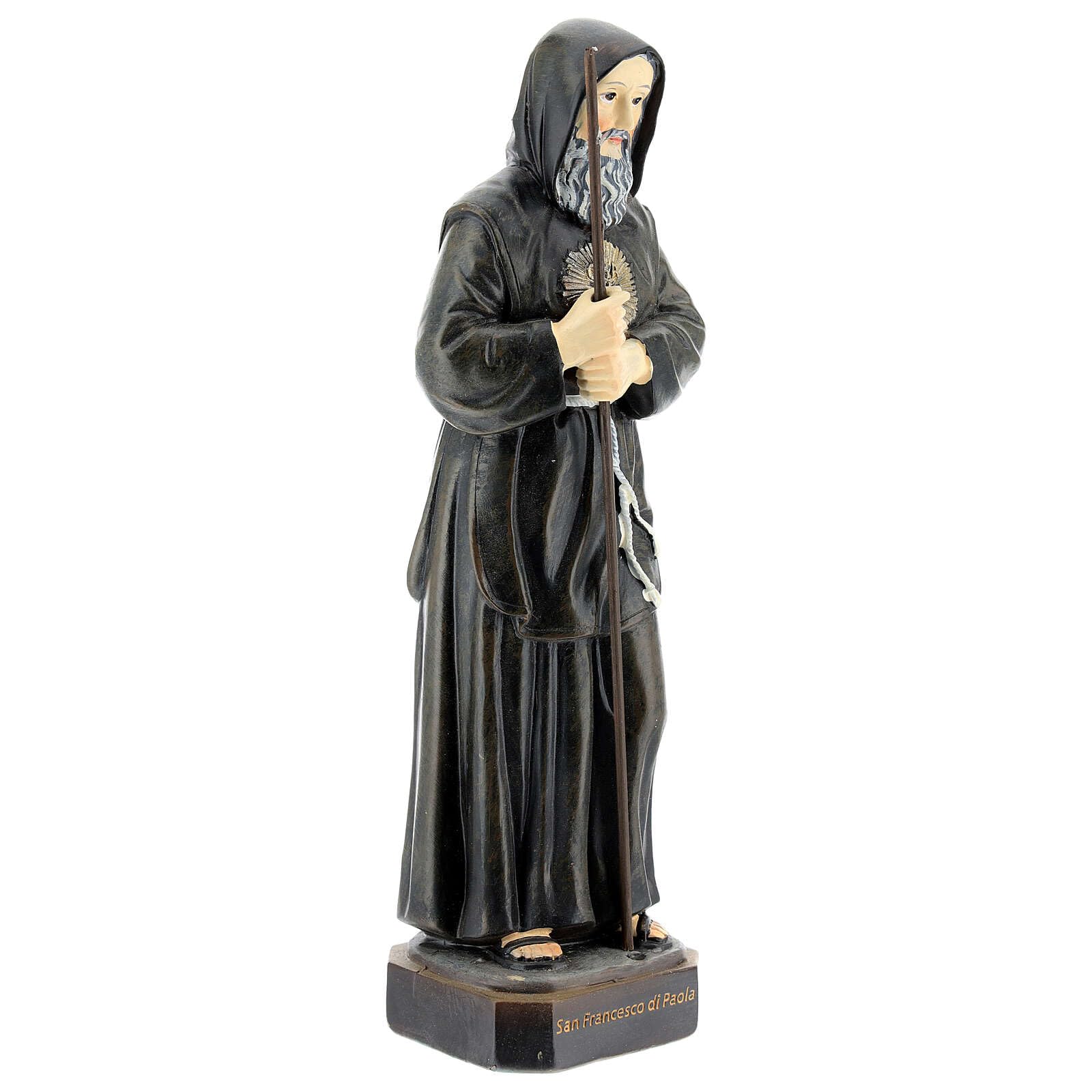 Holyart Statue in resina e PVC: San Francesco da Paola 20 cm statua resina dipinta