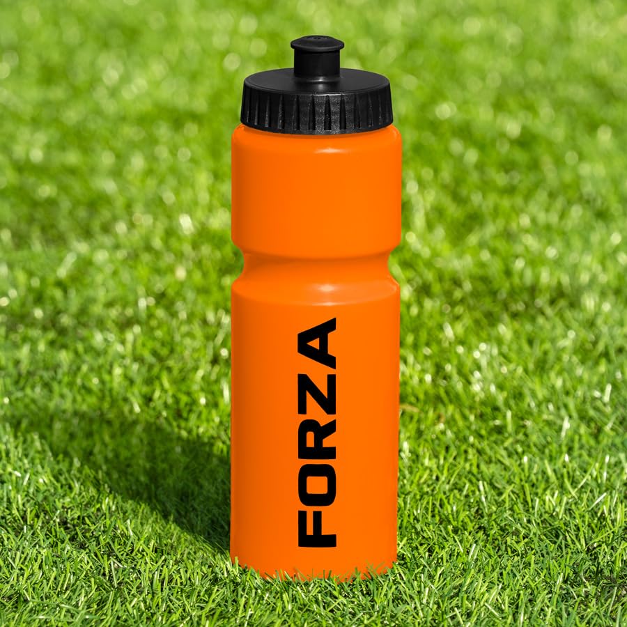 FORZA 750ml Sports Water Bottle | BPA-Free Water Bottles with Durable, Easy-Squeeze Design – Multiple Colours Available (Pack of 20, Orange)