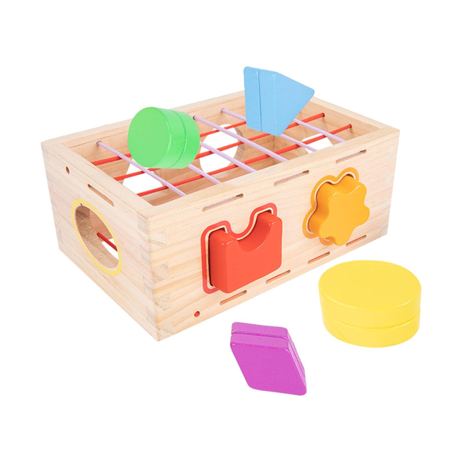 Caja de Monedas Bebé Juguete Educativo Caja de Permanencia de Bandeja Infantil Promueve Curiosidad Y de Exploración Pintura N, Cognición sensorial
