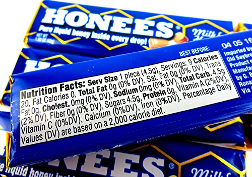 Ambrosoli Honees Milk & Honey Filled Drops, 1.5 Oz Packages In A Gift Box (Pack Of 6) #TOP3