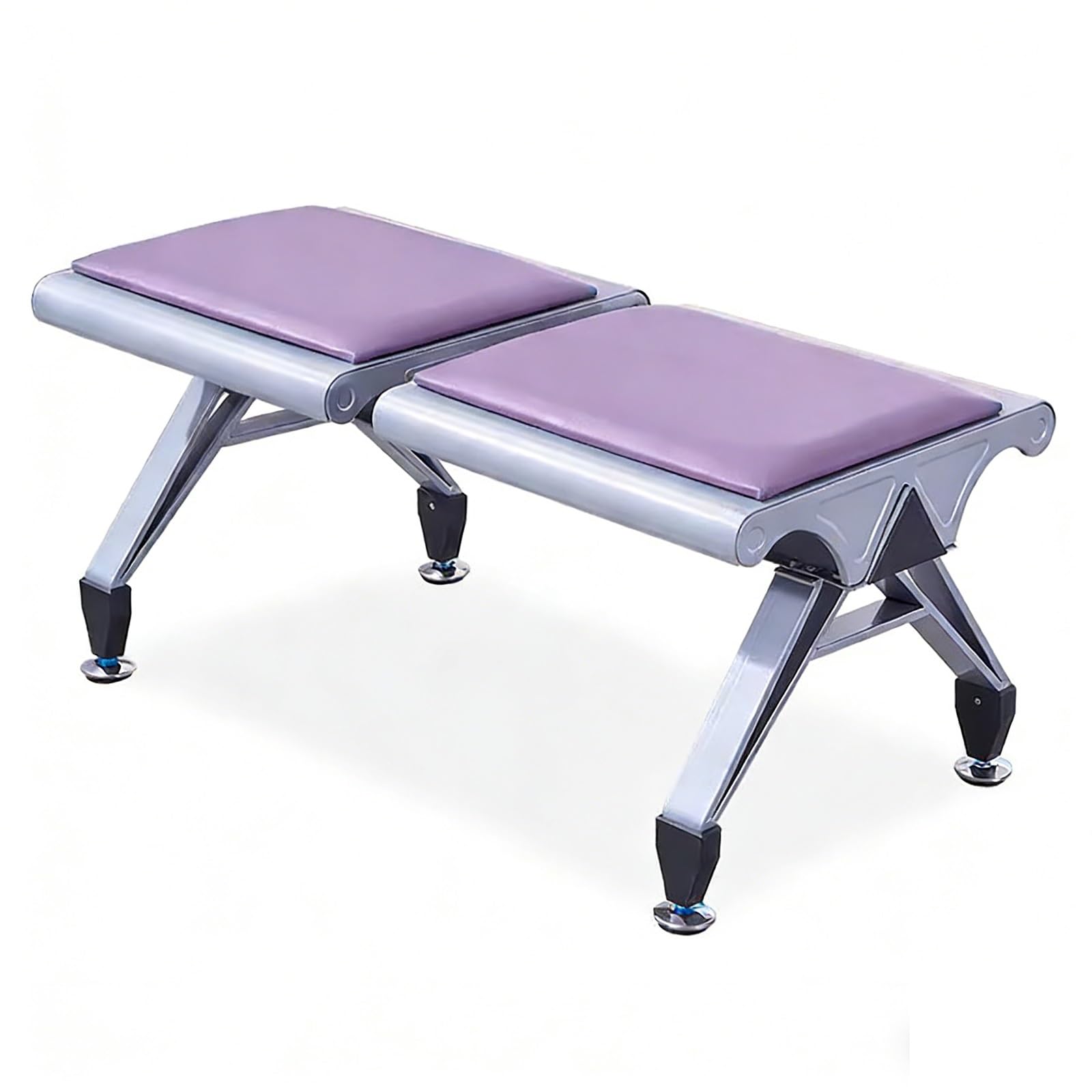 Silla de recepción duradera y cómoda para clínicas aeropuertos y bancos