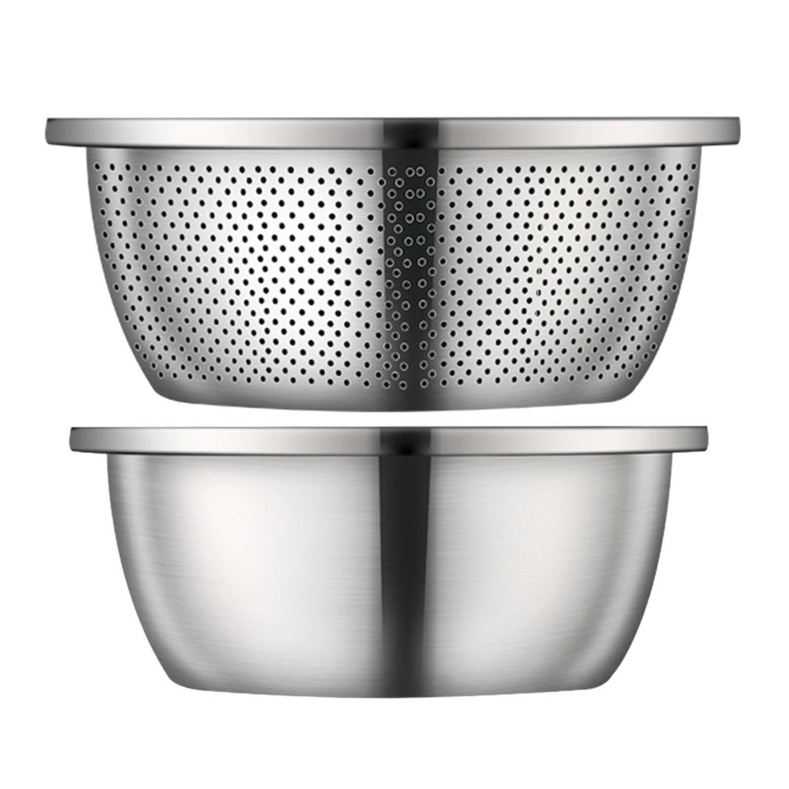 rockible Colador de Cocina para Preparar Y Ensaladas, 34cm
