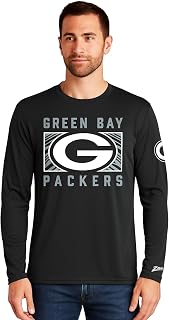 Zubaz NFL Men's Long Sleeve Team Graphic T-Shirt, Official Fan Apparel (Small - 5XL)