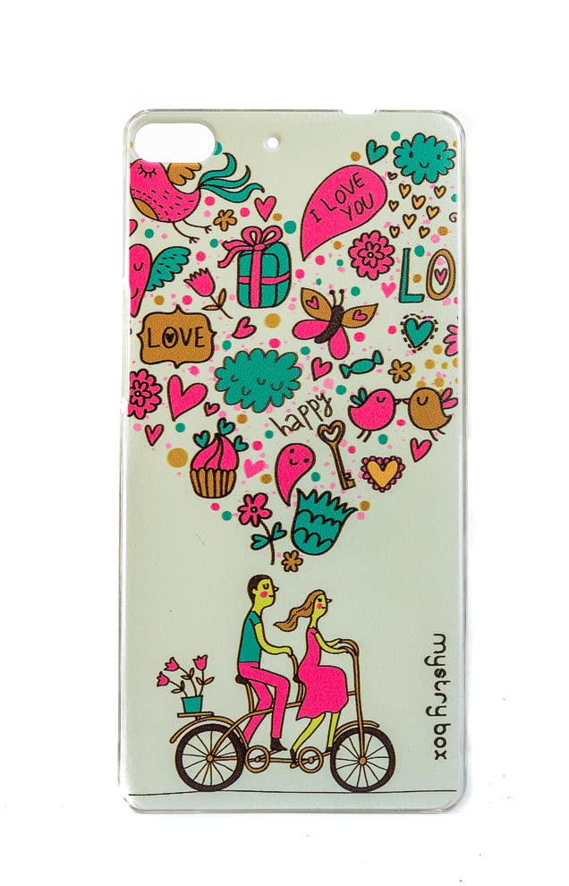 The Little Shop Designer Printed Hard Back Cover for Gionee Elife E6 (Key to Love)-image-38