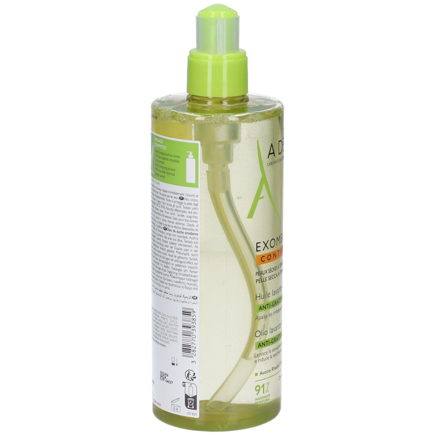 A-DERMA Exomega Control Shower Oil (500 ml)
