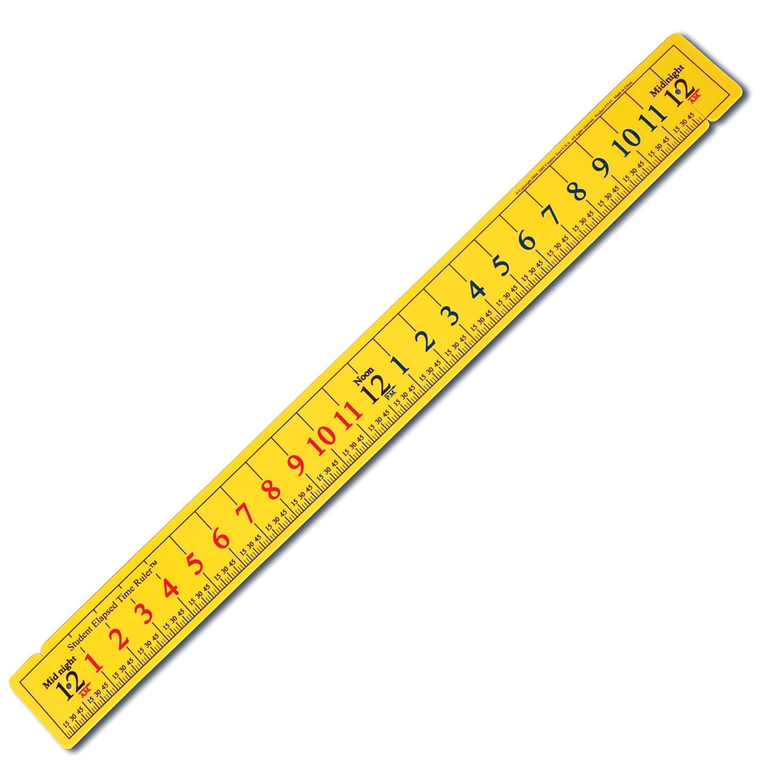 Learning Advantage 7537 Student Elapsed Time Ruler