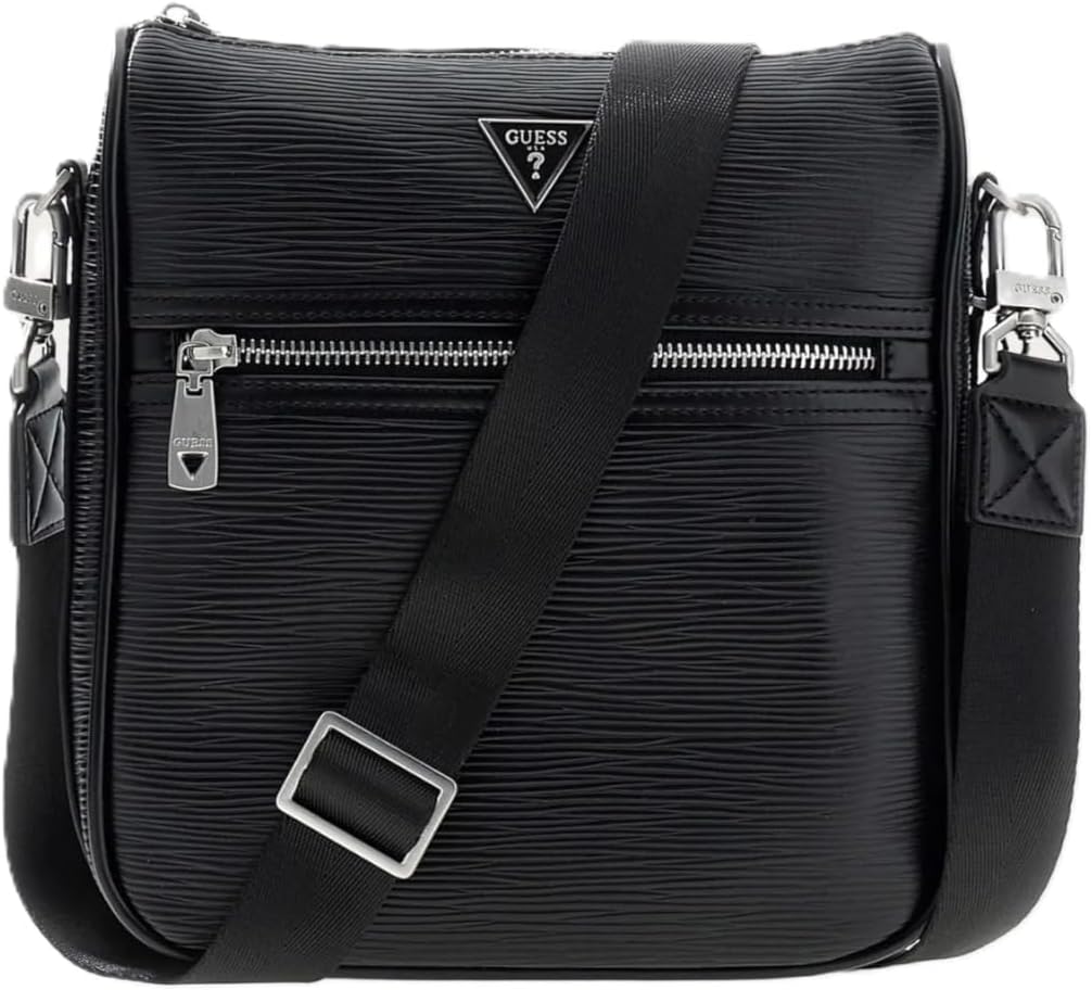 Guess Milano Çapraz Askılı Çanta, Standart, 24716, Black, Erkek