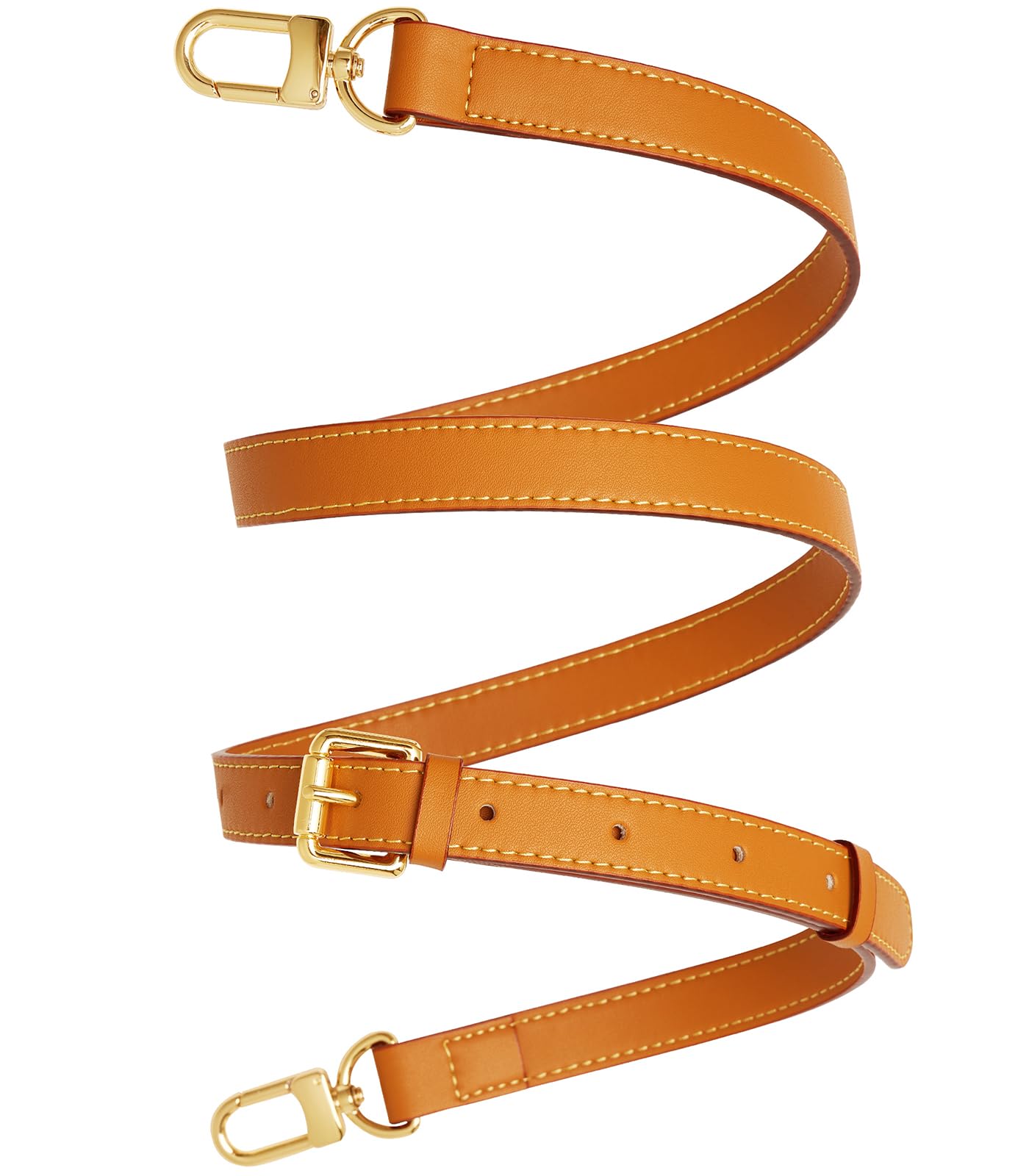 YAZHIMI Vachetta Leather purse strap Genuine Leather Adjustable Replacement Strap for Shoulder Bag Handbag Purse