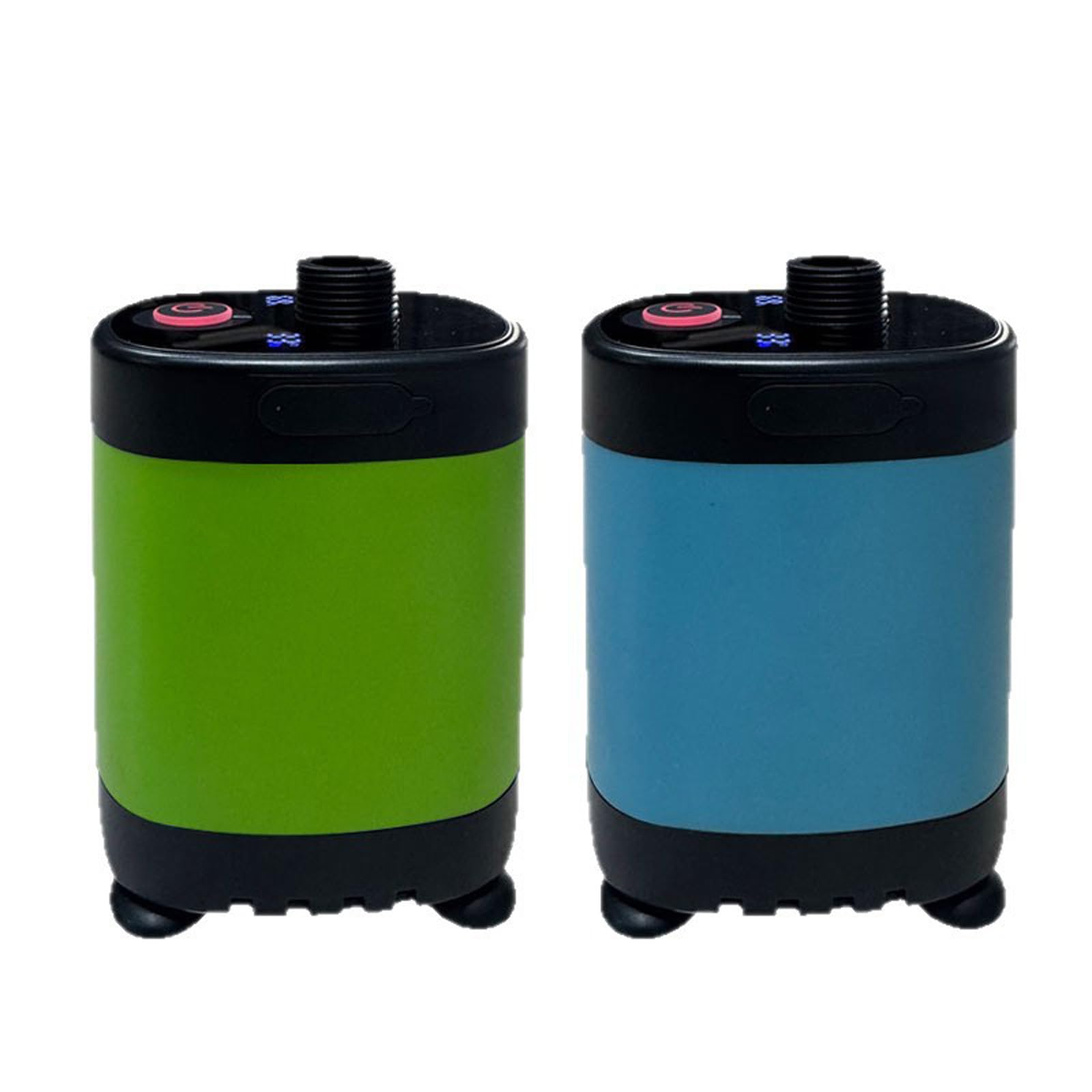 Doccia da campeggio ricaricabile USB compatta con display digitale ABS portatile elettrico per campeggio escursionismo spiaggia ad alta pressione all'aperto