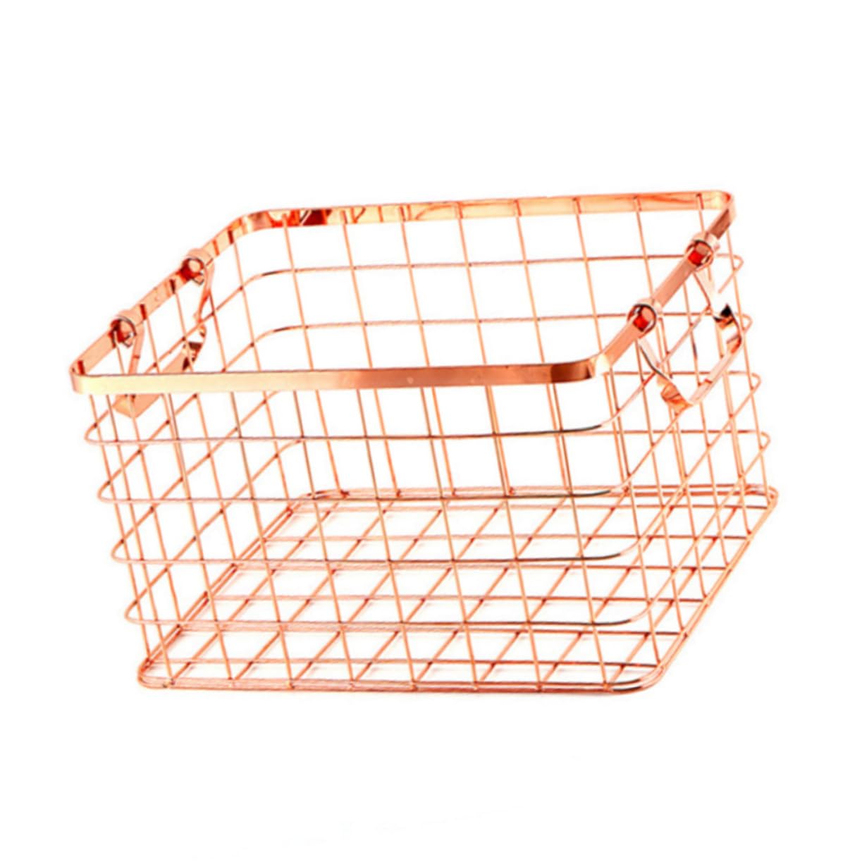 Panier de rangement avec couvercle pour une buanderie ordonnée et moderne en fer