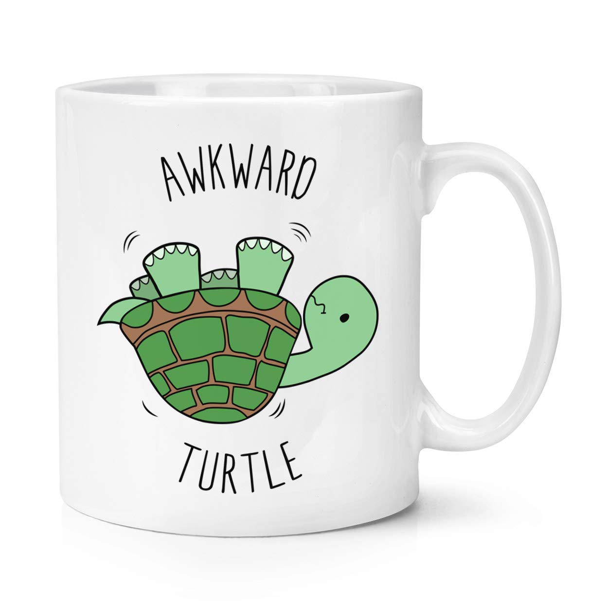 Awkward Turtle 10oz Mug Cup - Tortoise Funny Joke Silly Animal