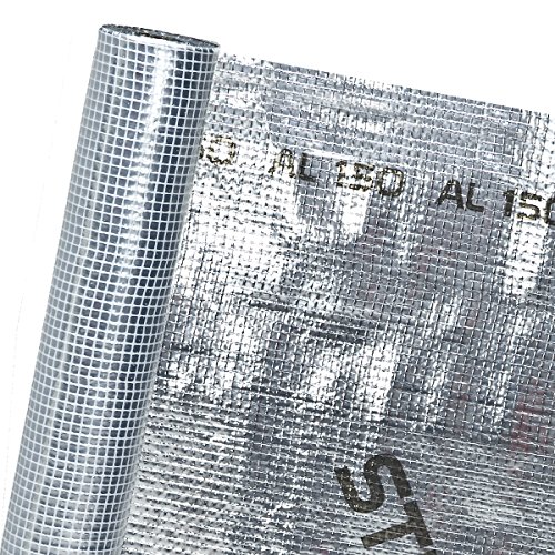 Preisvergleich Produktbild HaGa® DachfolieDampfschutzmembran Dachbahn Alu-beschichtet 1,5m x 50m