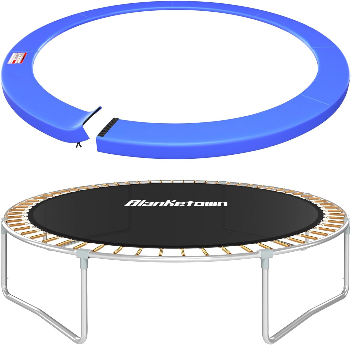 Trampoline Spring Cover, 10ft/12ft/14ft/15ft/16ft Trampoline Replacement Safety Pad, Waterproof Trampoline Accessories Pad for Round Frame