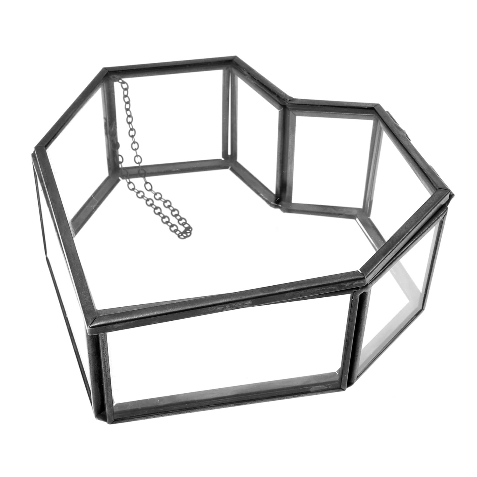 Homoyoyo Joyero Transparente Para Collares y Anillos Vitrina De Joyas Expositor Decorativo Para Dormitorio o Baño