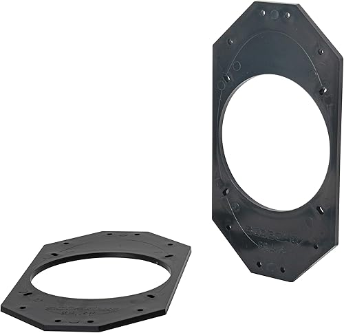 Scosche SAJ46 compatible con 1984-02 Jeep Wrangler 4 x 6" a 4" adaptador de altavoz (par)