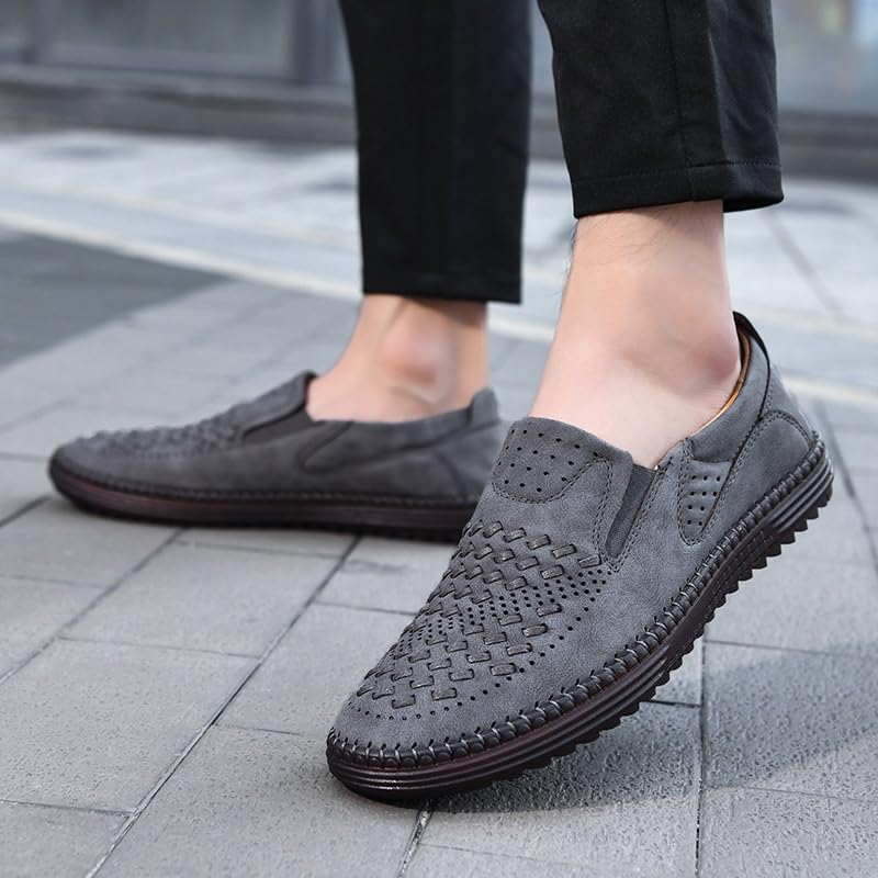 Loafer Mens Comfortable Casual Slip On Loafers Lightweight Breathable Walking Shoes4
