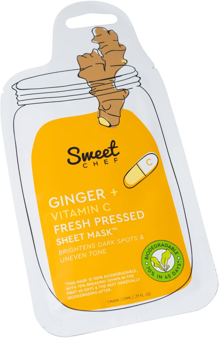 Sweet Chef Ginger + Vitamin C Fresh Pressed Sheet Mask - 1 Pack