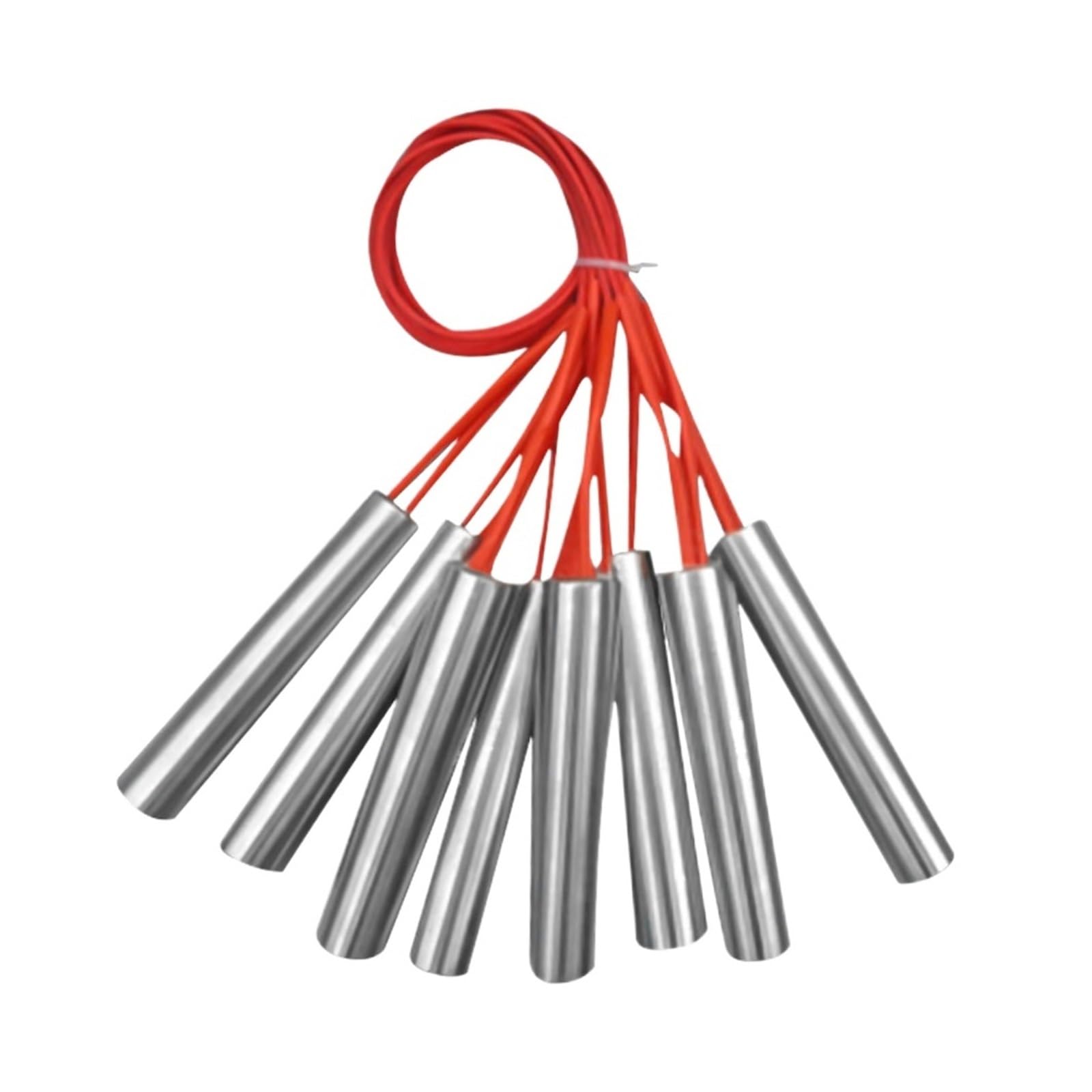 Mold Cartridge Heaters Heating Element Cylindrical Tubular 6mm/8mm/10mm AC 220V Single Head Hot Rod Tube Heating Tube 100W-200W(8x100mm 200W)