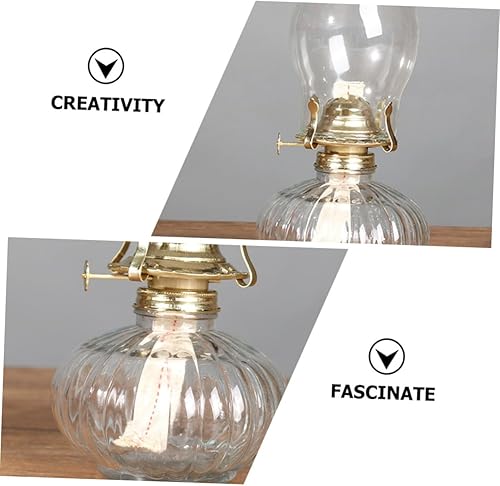 Miniatura 7 de Uonlytech Lámpara de aceite de repuesto Quemador de lámpara de queroseno Lámpara de queroseno Reemplazo de mecha de lámpara de aceite Piezas de