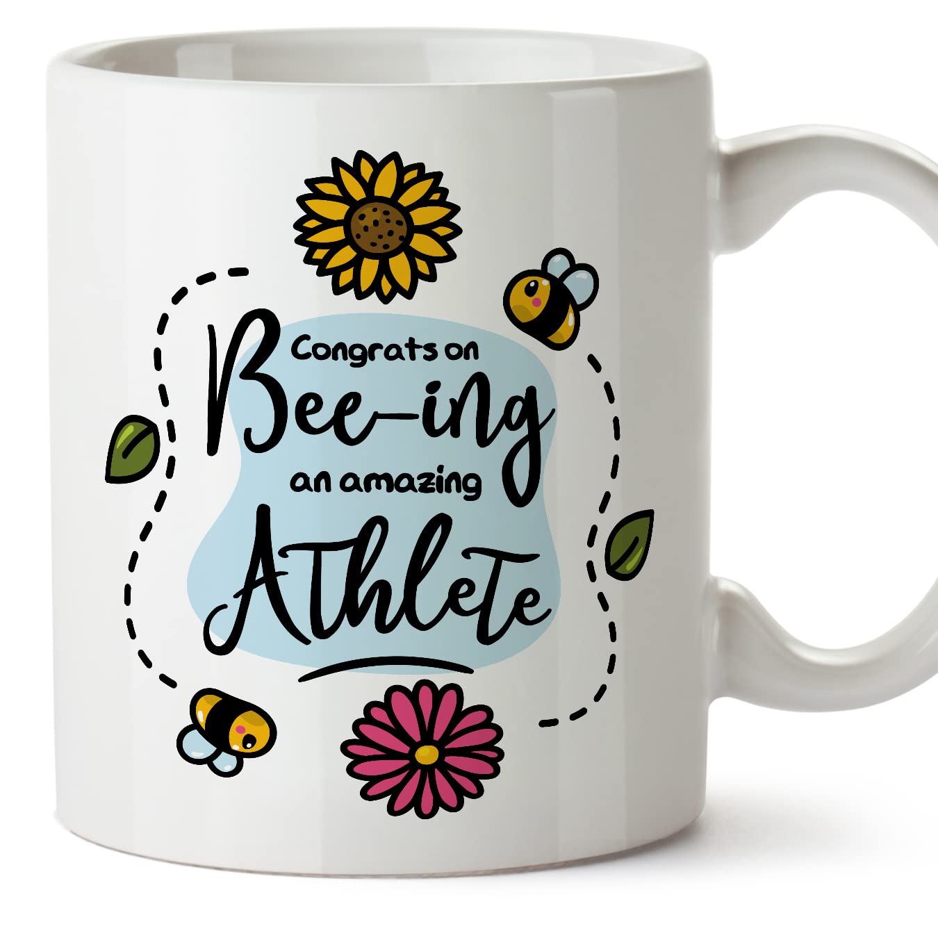 MUGFFINS Athlete Mug - in English - Thanks for Beeing Amazing - Funny Gift for Colleagues - Ceramic 11oz Mug — image 1