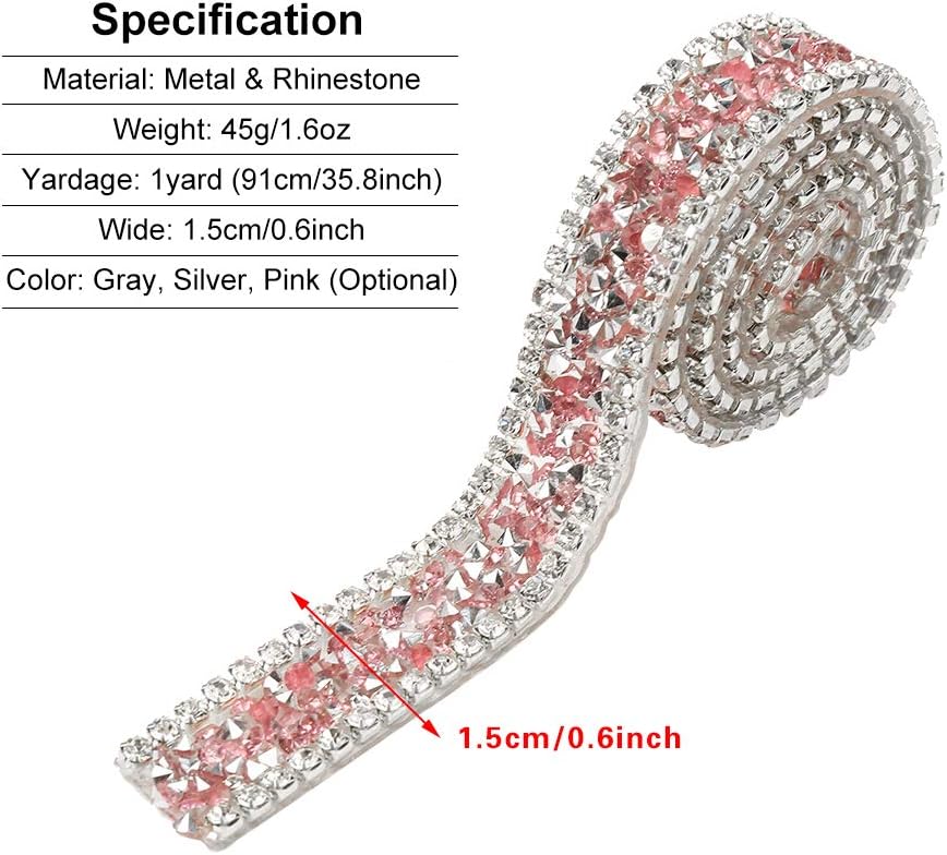 Rhinestone Ribbon Trim - Image 3