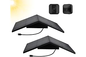 Waterproof Solar Panel for Blink Outdoor Camera - Built-in Rechargeable Battery