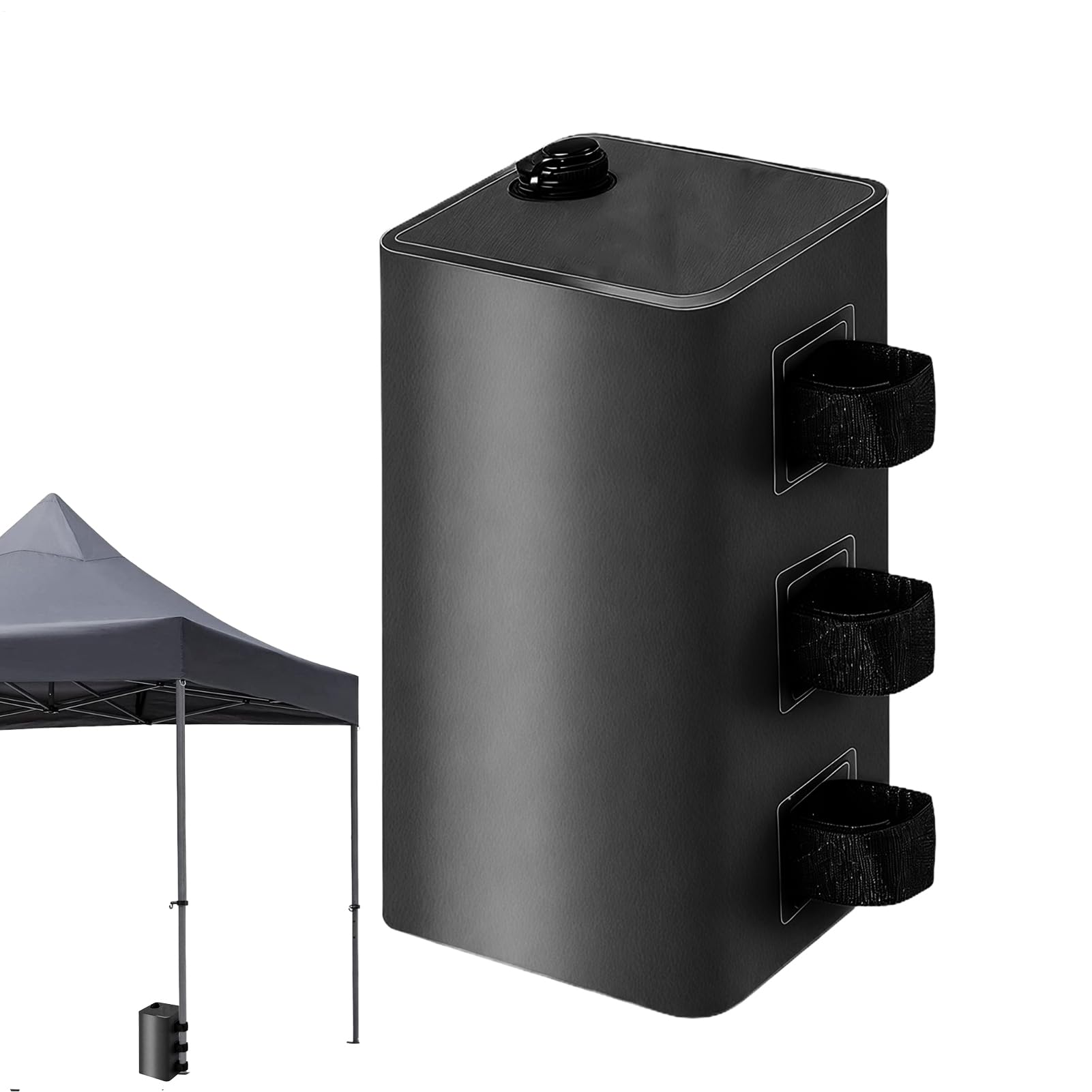 Bolsas de agua para pérgolas reutilizables con sistema de fijación estanco anti viento