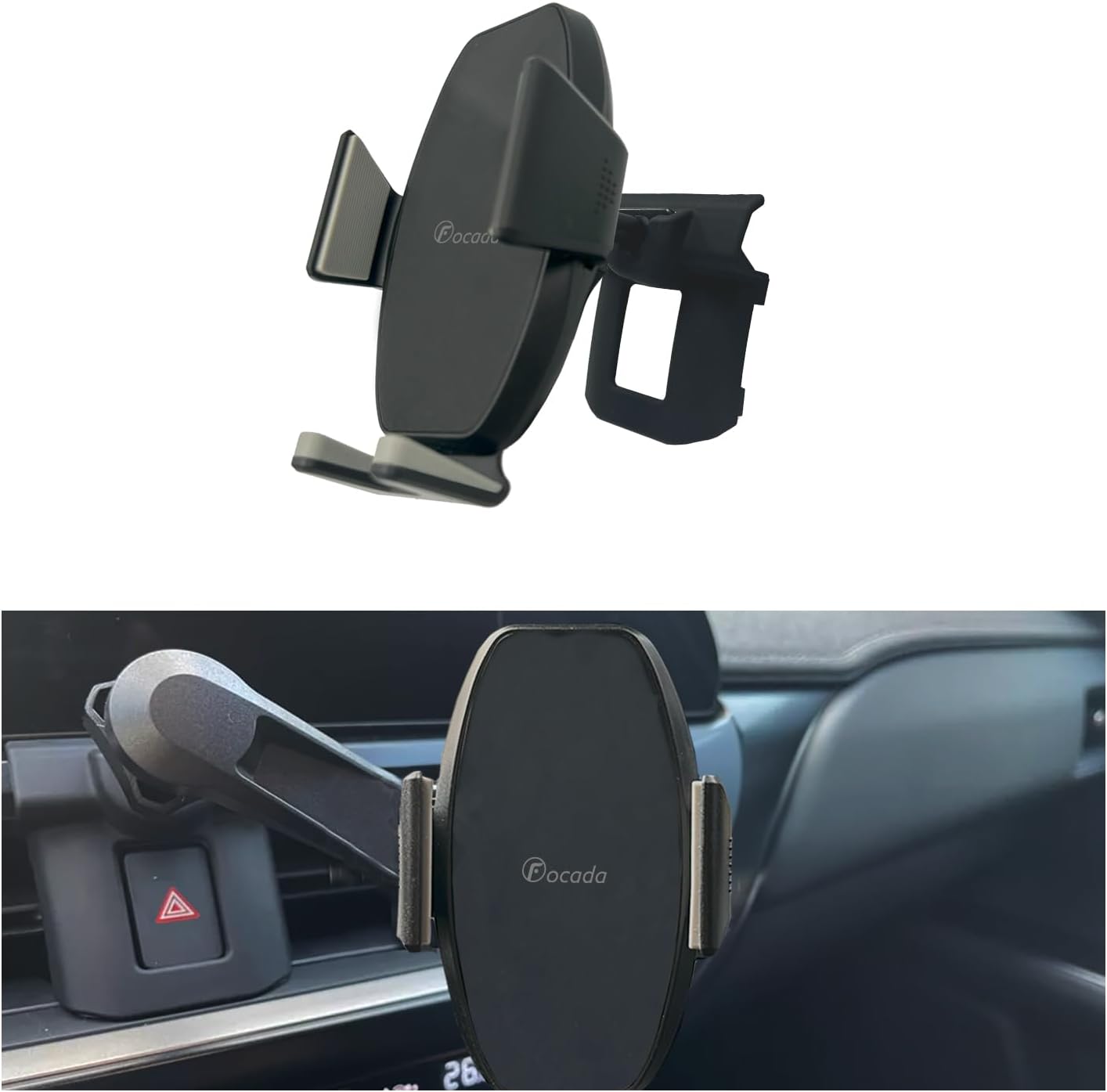 Car Phone Mount for Lexus UX 2023–2025,Dashboard Phone Holder at Hazard Button Area, Vehicle-Specific Cell Phone Mount, 360° Rotating Hands-Free Phone Holder, Lexus UX Interior Accessories