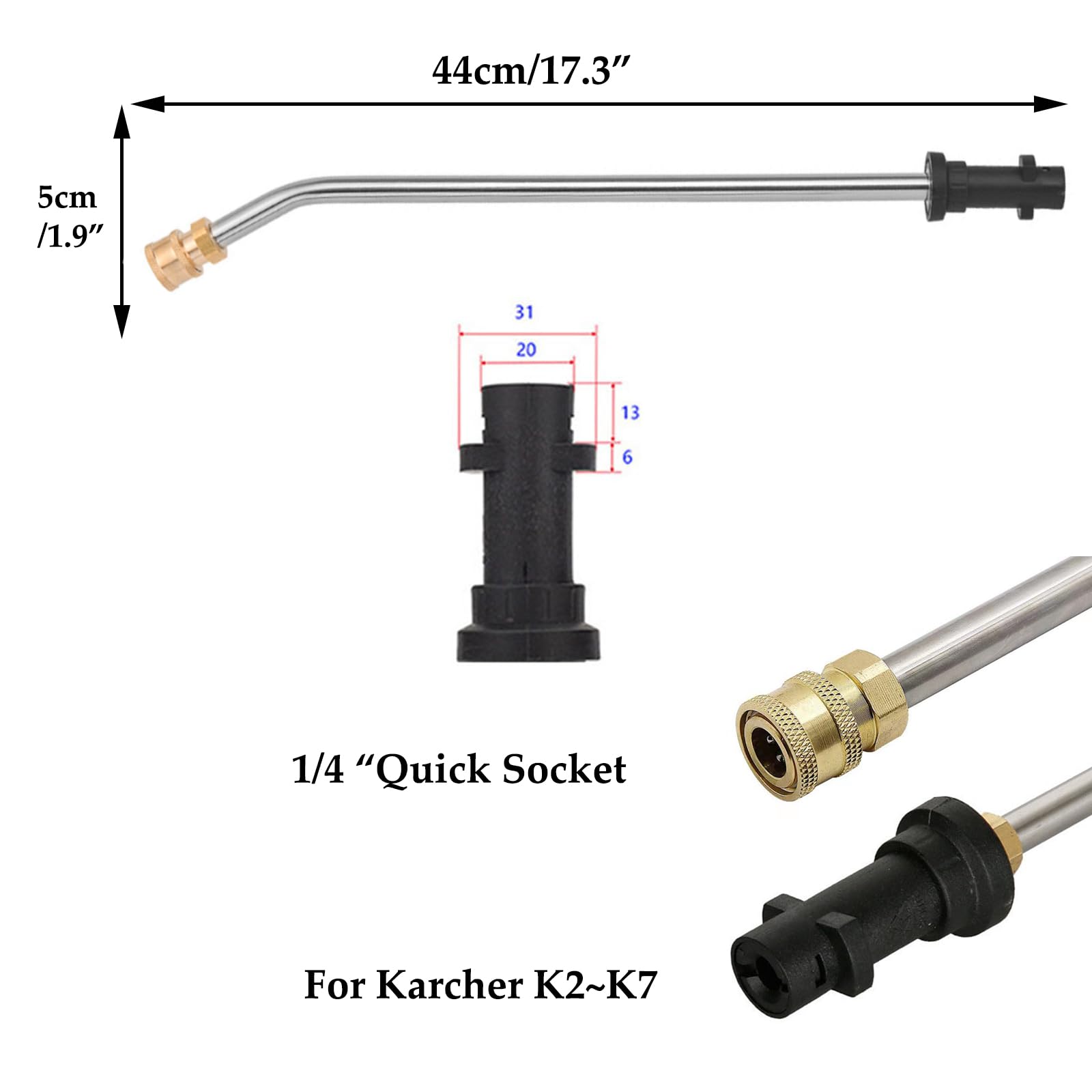 Dww-Pistolet Gchette Pour Karcher K2 K3 K4 K5 K6 K7 Nettoyeur Haute Pression Pistolet De Nettoyeur Haute Pression Connexion Rapide Accessoire De Pi Dww-Pistolet Gchette Pour Karcher K2 K3 K4 K5 K6 K7 Nettoyeur Haute Pression Pistolet De Nettoyeur Haute Pression Connexion Rapide Accessoire De Pi