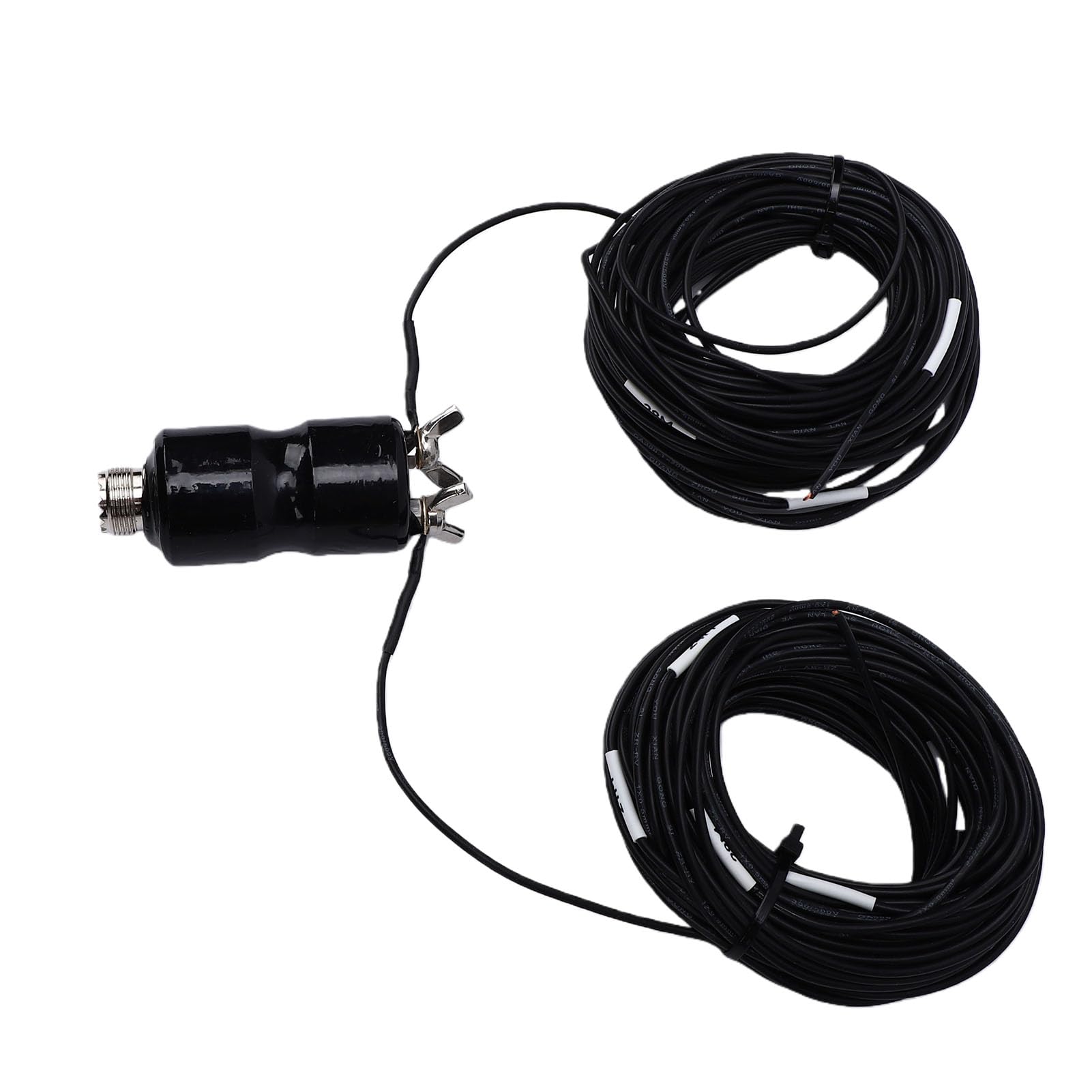 ASHATA 9-Band-HF-Dipolantenne 5-50 MHz 25 W |Endgespeister Halbwellen-Balun für den Außenbereich