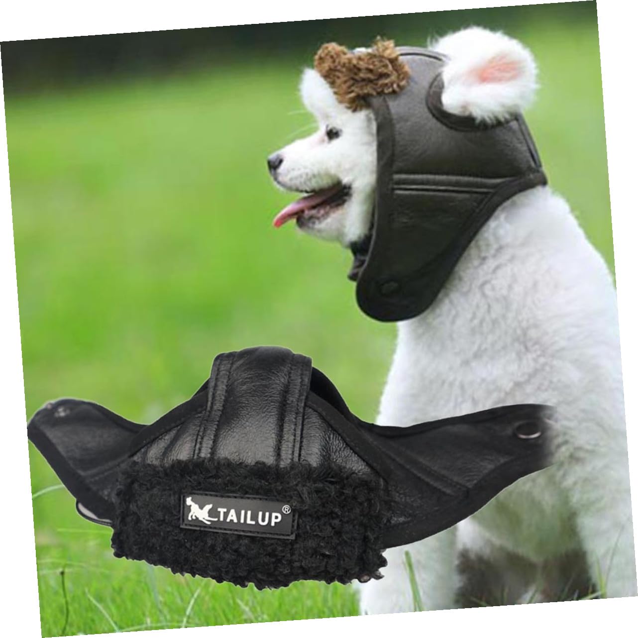BESPORTBLE 3piezas Sombrero De Piloto para Mascotas Color Negro Disfraz Creativo para Perros y Gatos Talla XL para Fiestas y Eventos Especiales