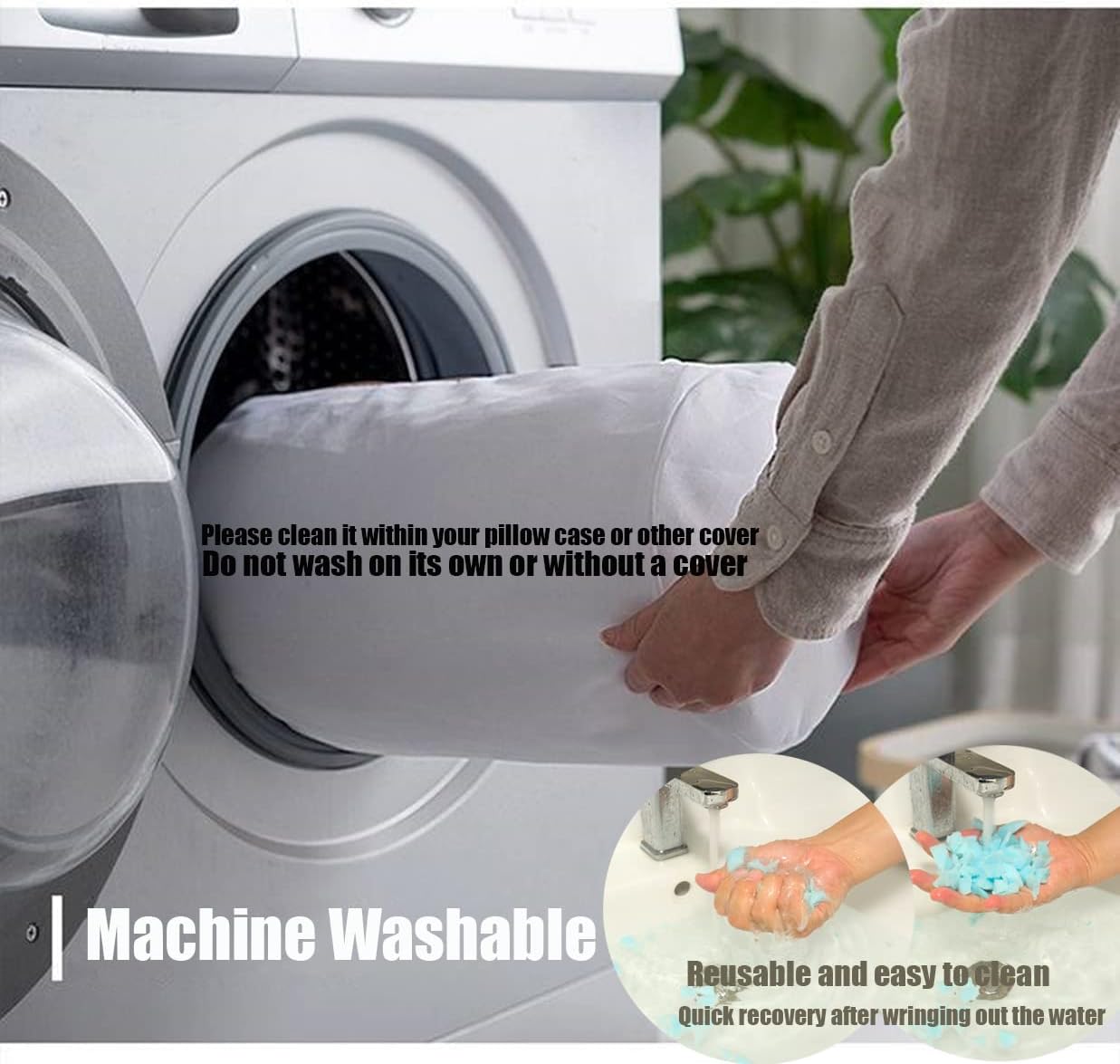 Washing Machine How To Clean Fur Pillows Cleaning Pillows Tips For - Main Image
