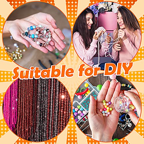 Yolev 28 Pcs Beading Needles Set, Seed Beads Embroidery Needles with Threaders for Jewelry Making, picture color - Image 2