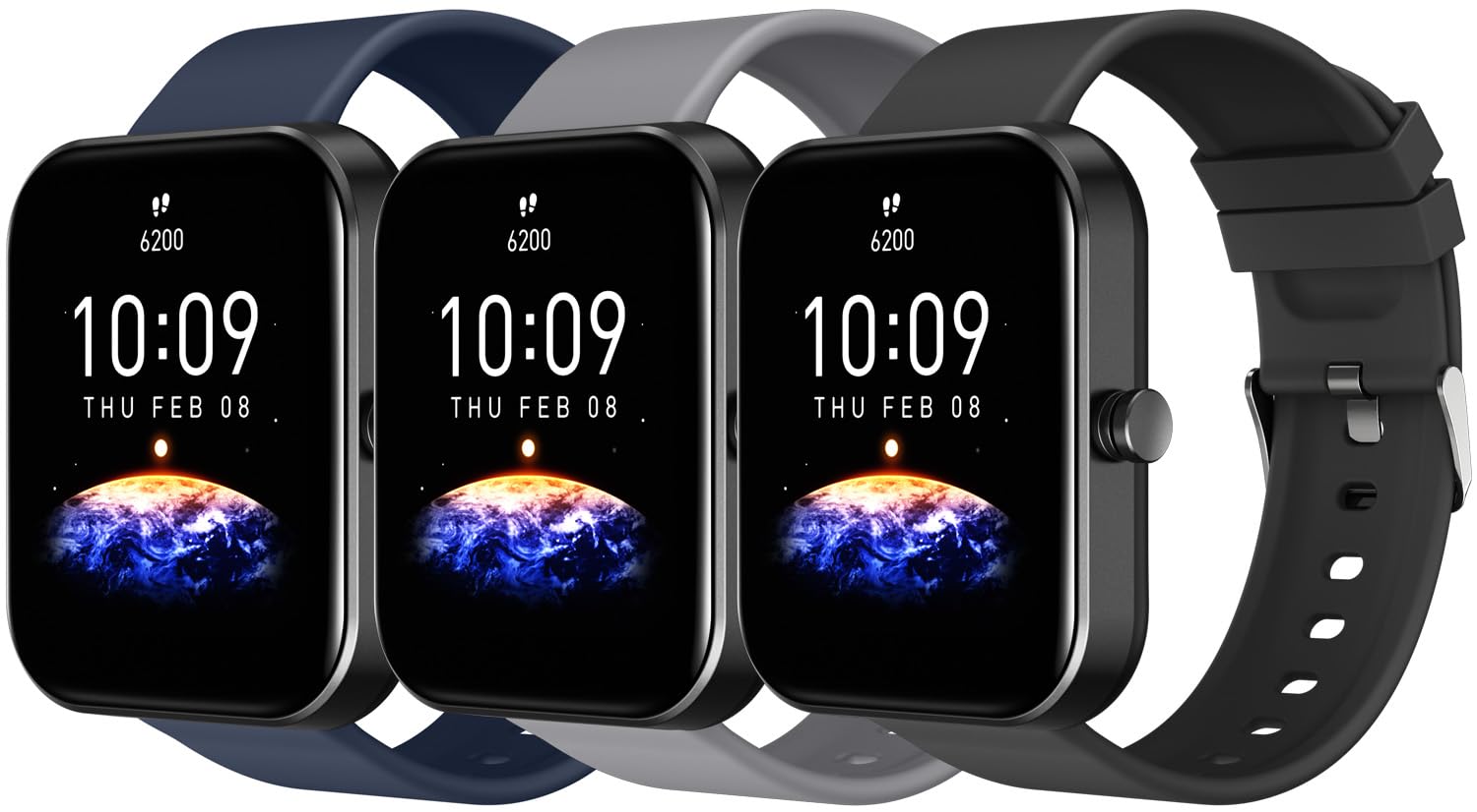 Coiwxmoi 3 Piezas Correa para Amazfit GTS 2 Mini/4 Mini/GTS 2 2e 3 4 42mm/Bip 3/Bip S/Bip S Lite/Bip Lite/Bip U pro, 20mm Pulsera Suave Silicona Deportiva Recambio Correa para Mujer Hombre