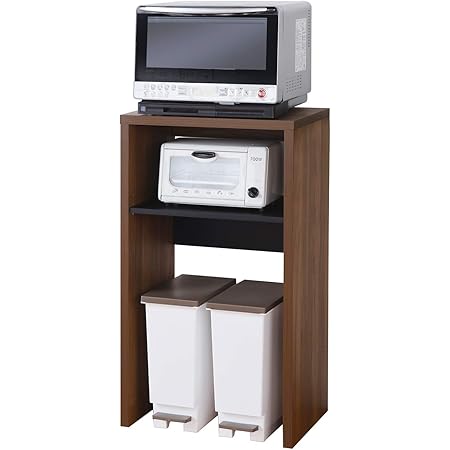 Amazon Co Jp 山善 レンジ台 ゴミ箱上ラック 幅50 79 5 奥行42 高さ170cm 耐荷重90kg 幅伸縮 棚板高さ調節可能 フック4個 スチール製 組立品 ブラック Rpe 3 Bk ホーム キッチン