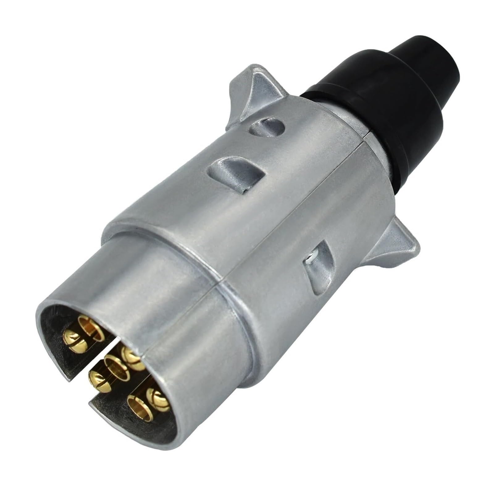 Akcesoria do 2 Szt. Jack Przyczepy 7-pinowy Adapter Złącza Elektrycznego 12 V Do Holowania Na kemping, wędrówki, podróże | Samochód, Ciężarówka, Stop Aluminium, Okablowanie